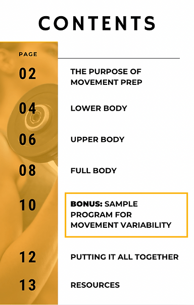 Movement Prep for Lifters Cover